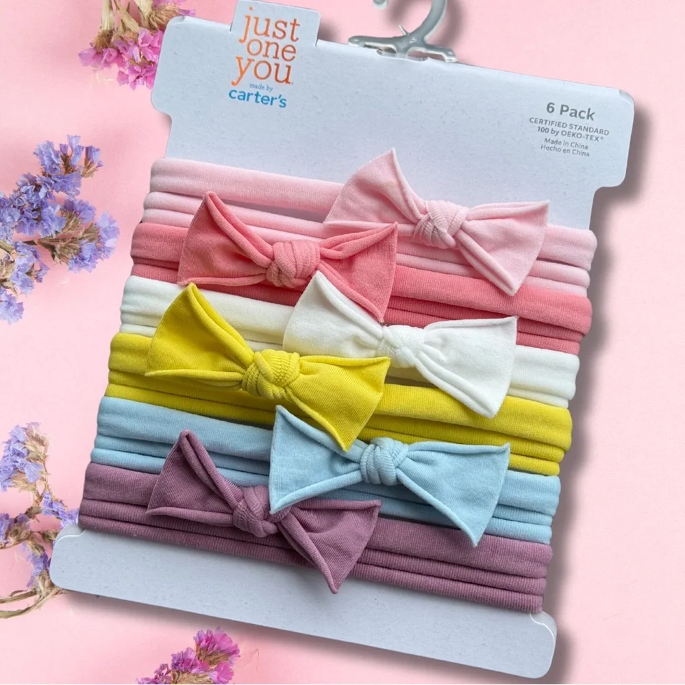 Carter's Colorful Bow Headband Set - Picture 3 of 4
